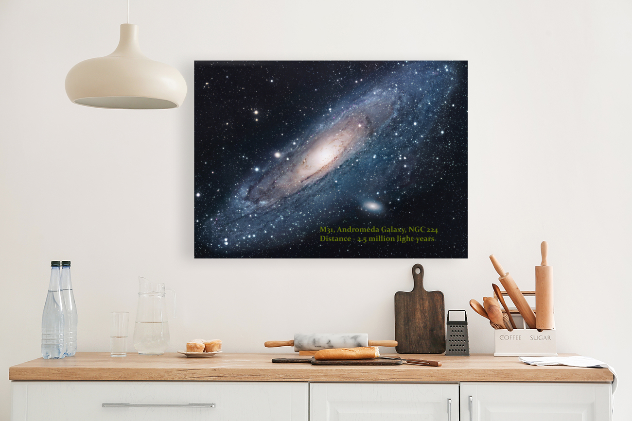 M31 Andromeda Galaxy NGC 224 Reproduction
