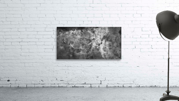  Carina Nebula in B&W Wall Preview