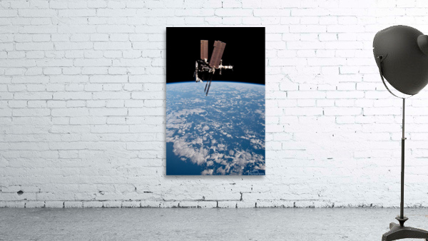 ISS and Docked Shuttle Wall Preview