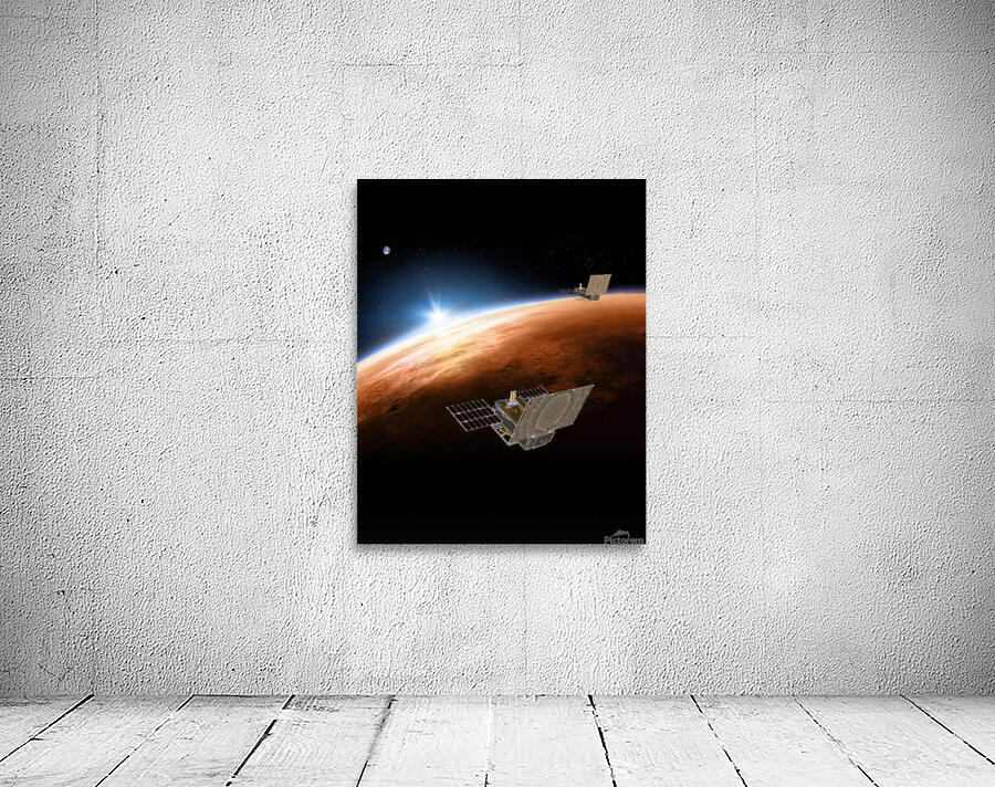 Mars and Earth Wall Preview