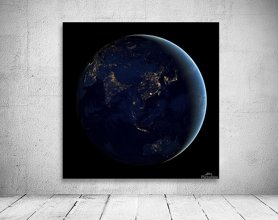 Earth at Night Wall Preview