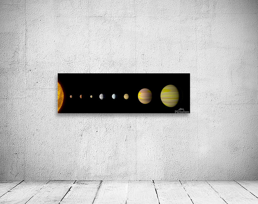 Eighth Planet Circling Distant Star Wall Preview