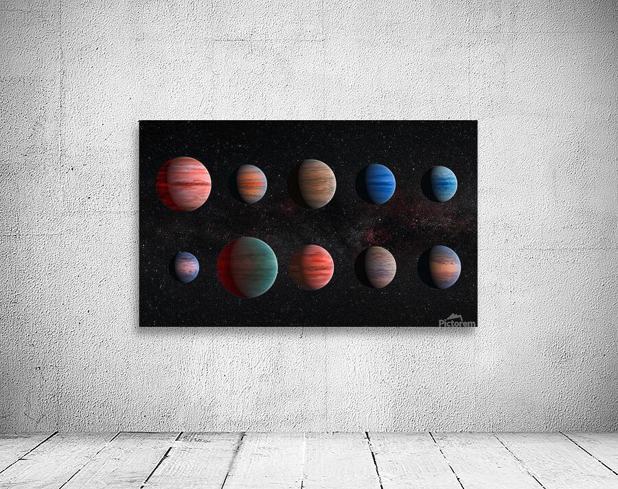 Hot Jupiter Exoplanets Wall Preview
