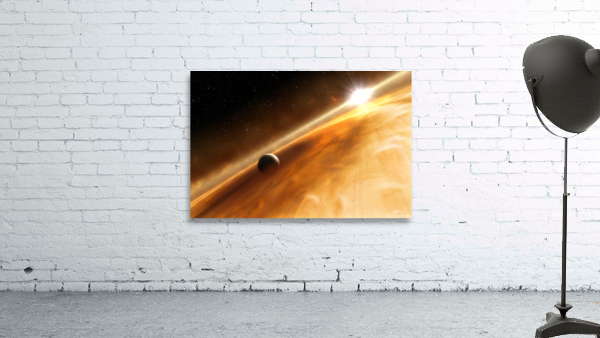 Hubble Observes a Planet Wall Preview