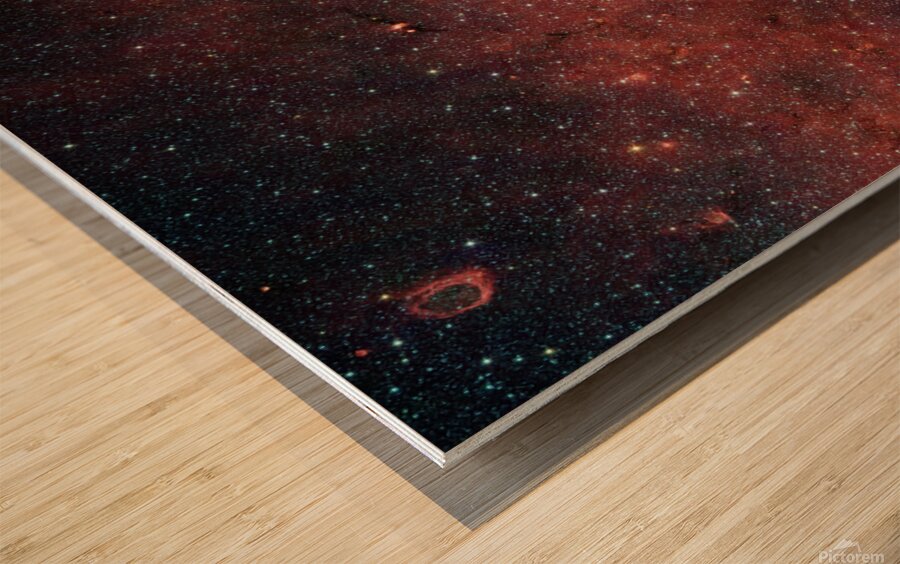 Milky Way Wood print