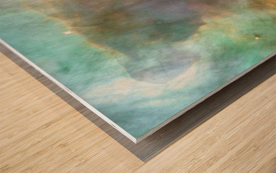 Omega Nebula Wood print