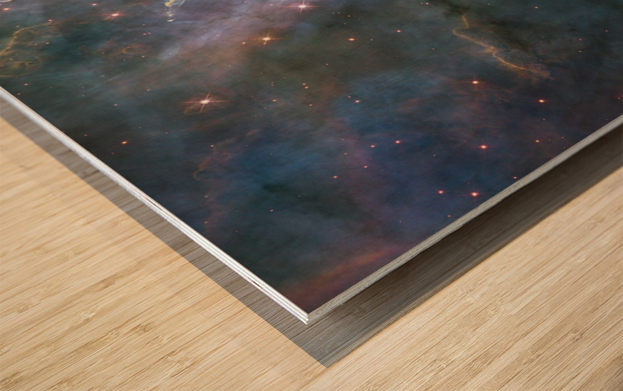 Mystic Mountain Nebula Wood print