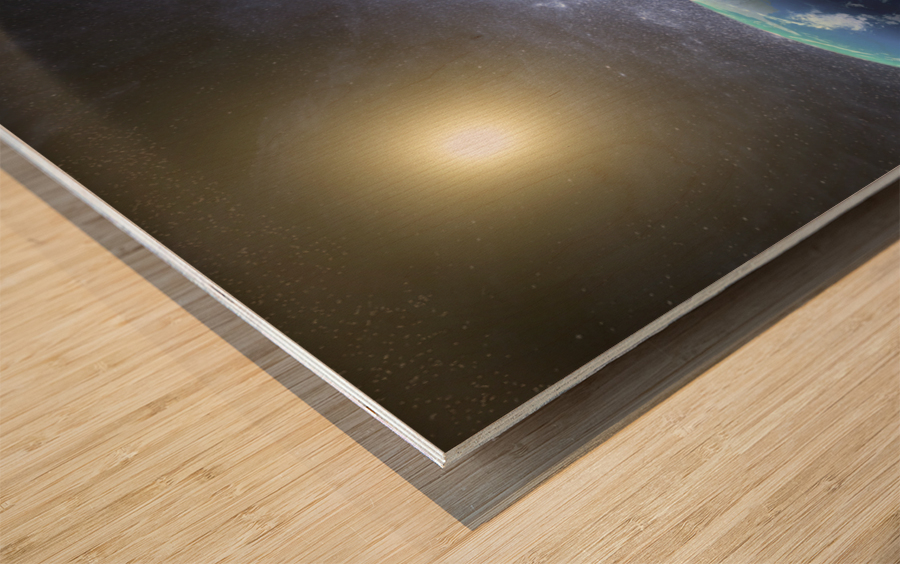 Searching for Asteroids Wood print