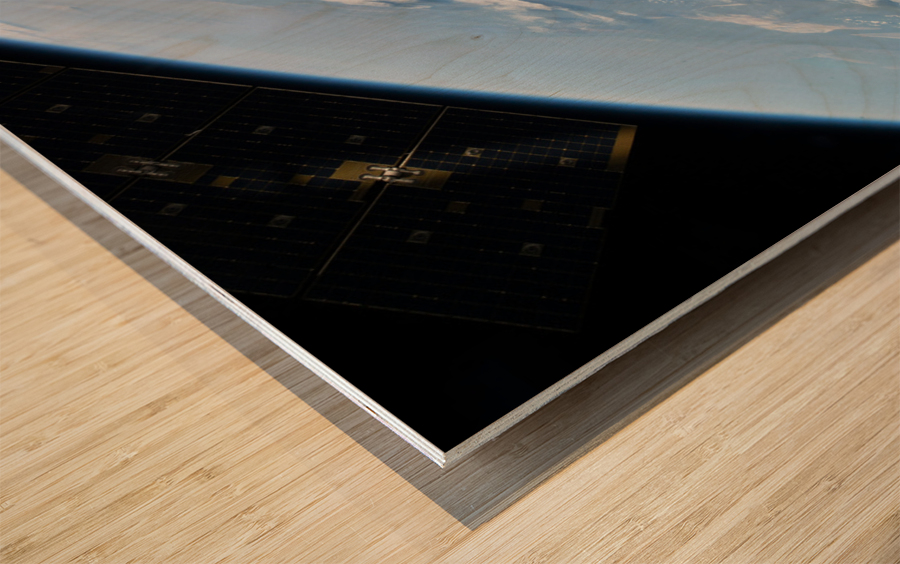 Andes Mountain range-Canadarm Wood print