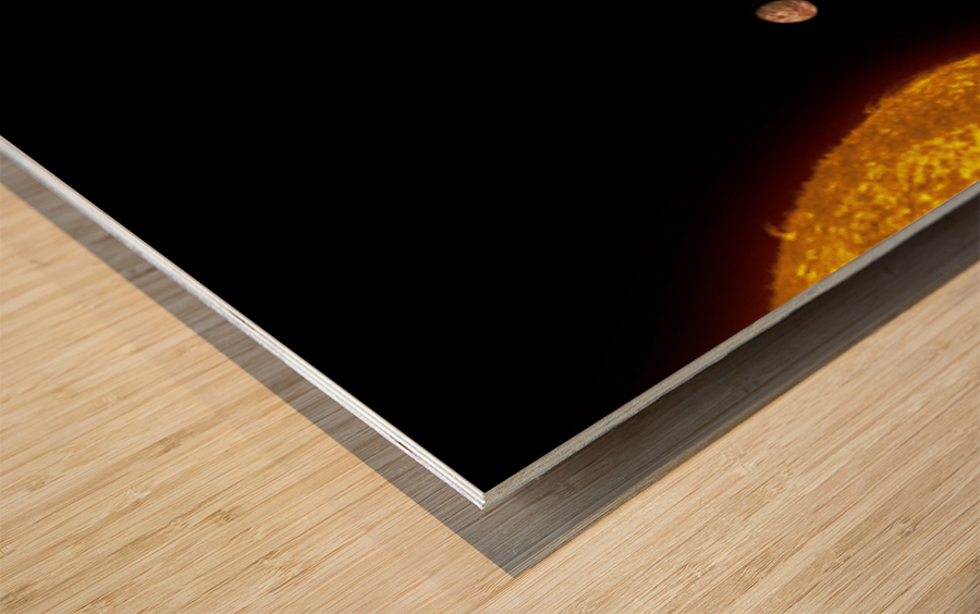 Eighth Planet Circling Distant Star Wood print