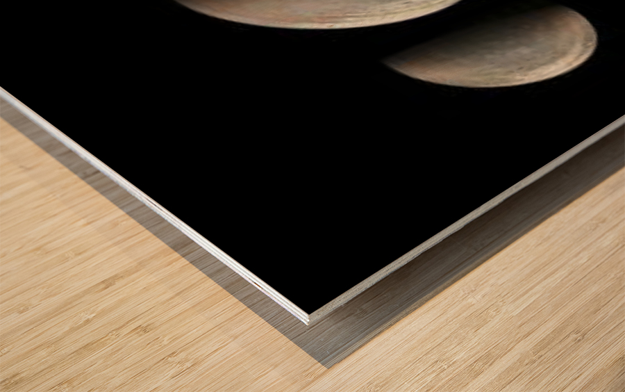 95 Minutes Over Jupiter Wood print