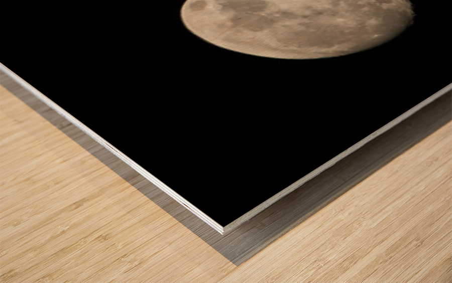 Moon Phases Wood print