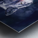 watercolor wildlife photo Metal print