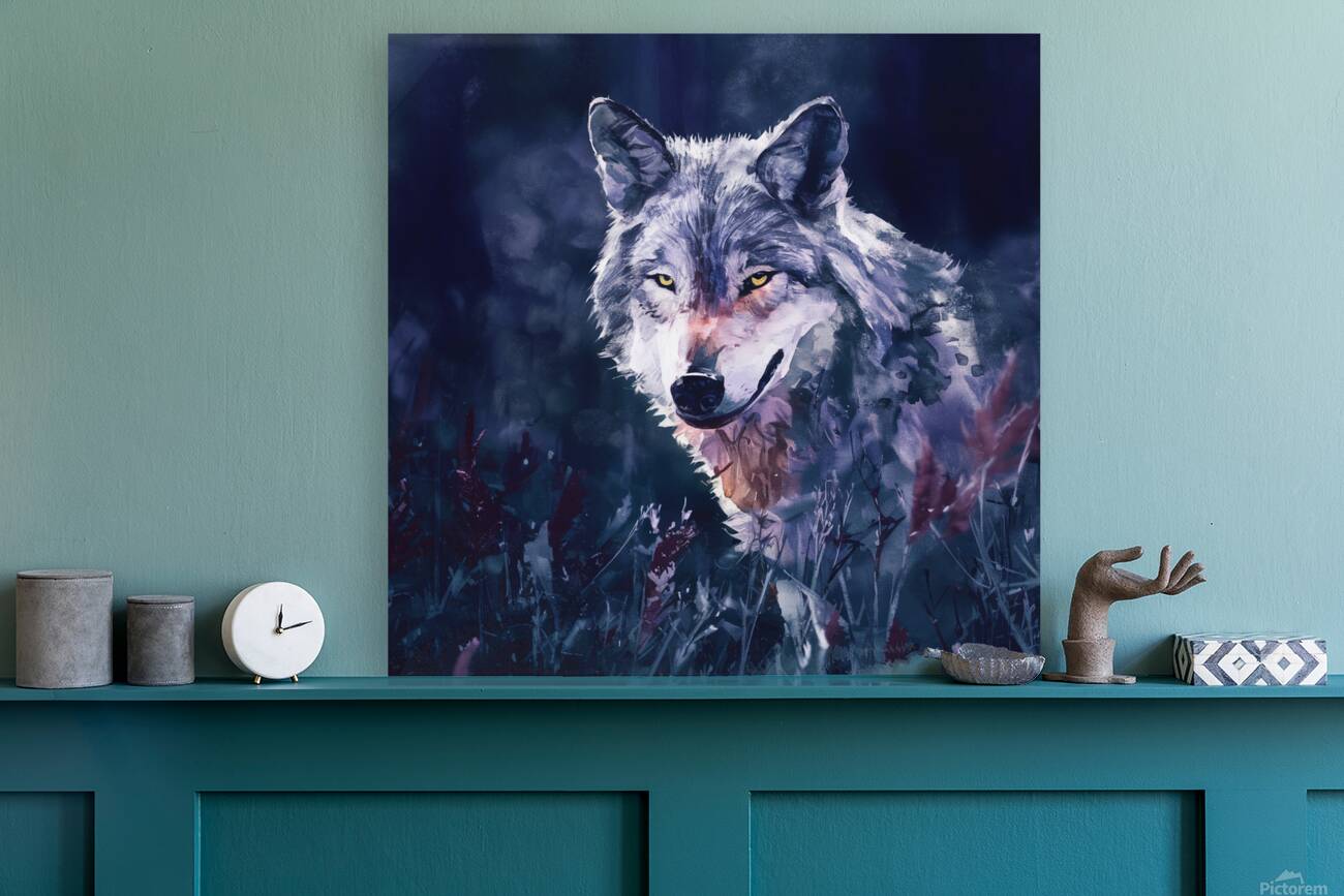 watercolor wildlife photo Reproduction