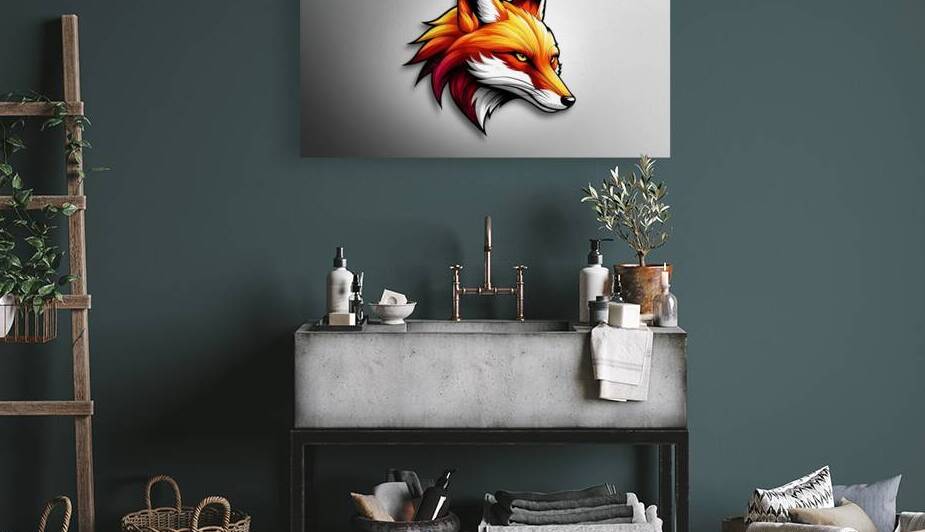 Fiery Elegance: The Bold Fox Logo Design by SamAlhaj