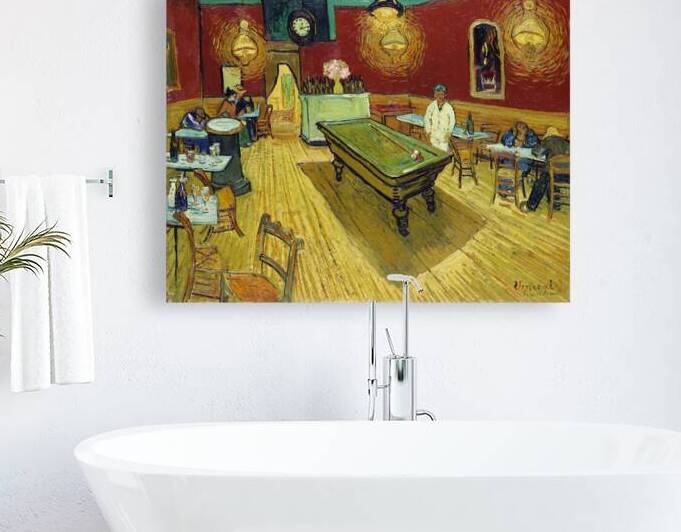 The Night Cafe 1888 by Vincent van Gogh by Art Of Destiny