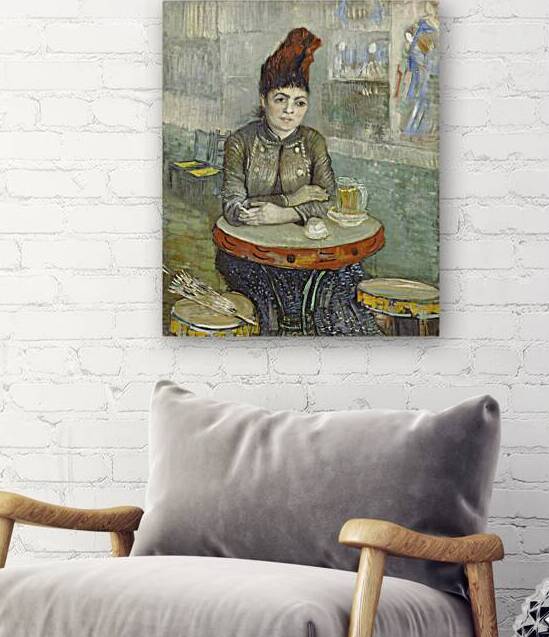 Vincent van Goghs Agostina Segatori Sitting in the Cafe du Tambourin 1887 by Art Of Destiny