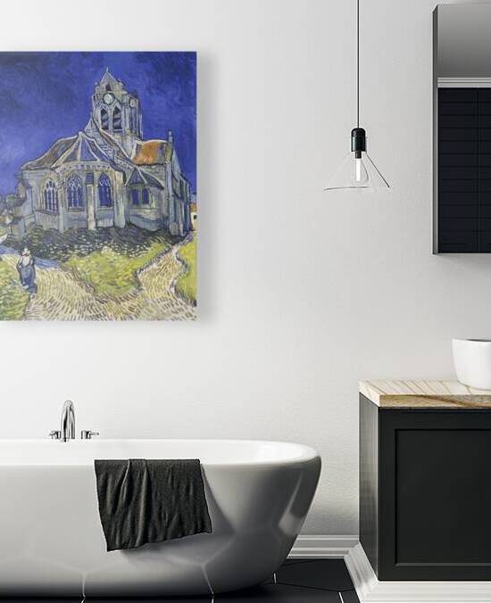 Vincent van Goghs The Church at Auvers 1890 by Art Of Destiny