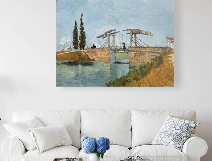 Vincent van Goghs Langlois Bridge at Arles 1888 by Art Of Destiny