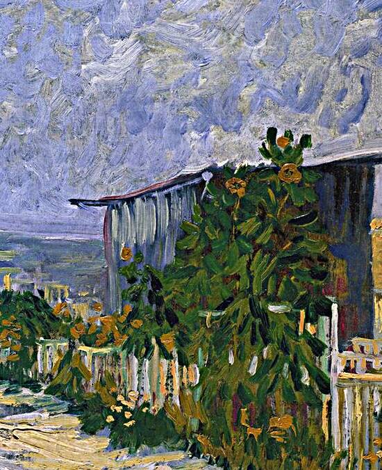 Vincent van Goghs Shelter on Montmartre 1887 by Art Of Destiny