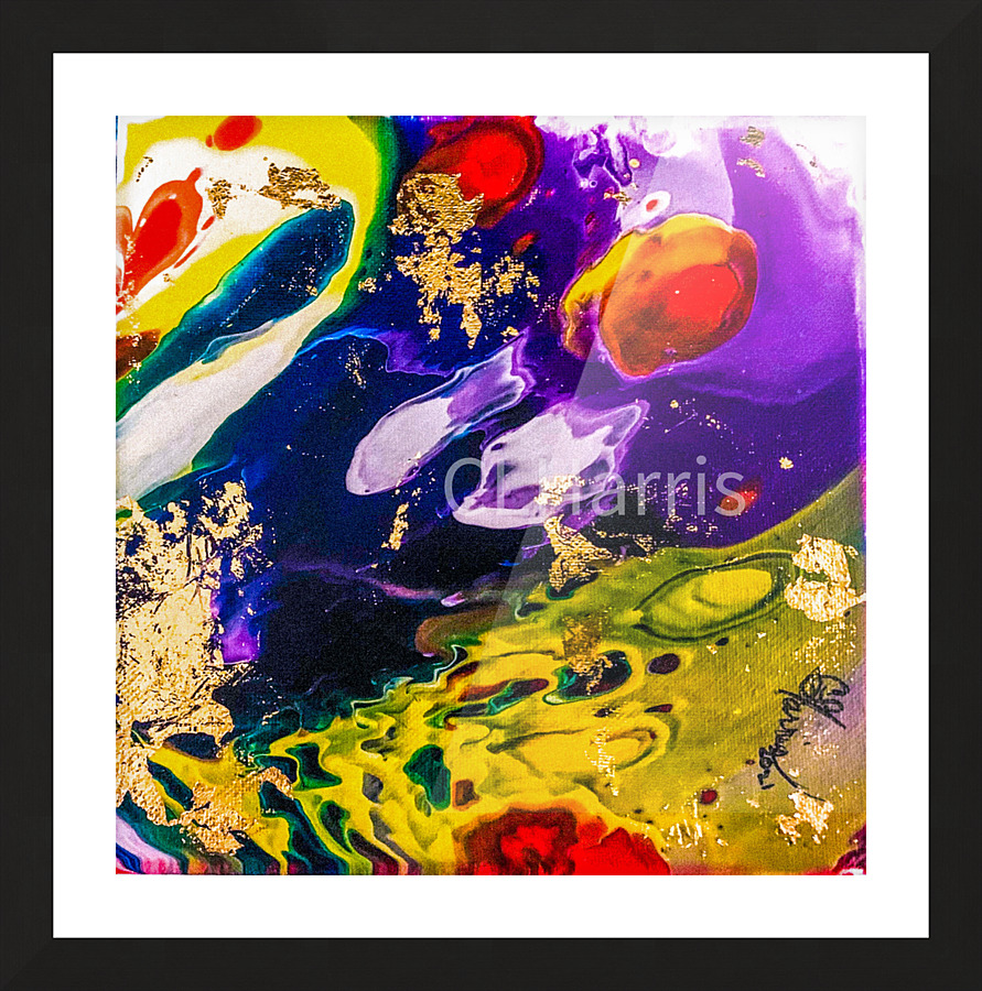 Fragmented Universe Picture Frame print