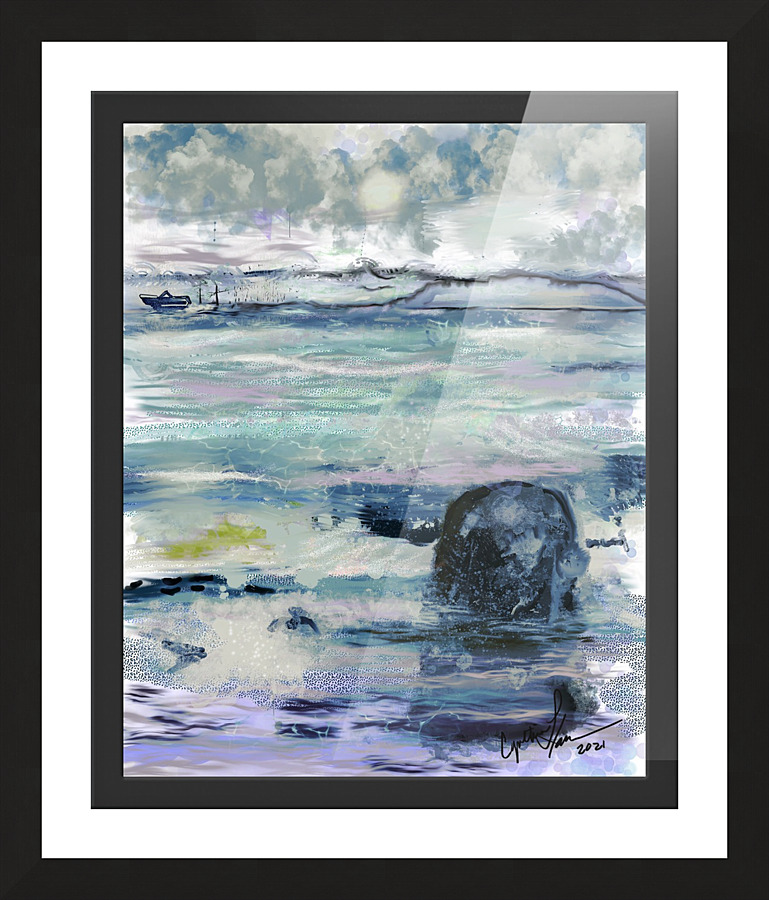 Seascapes Abstract  Picture Frame print