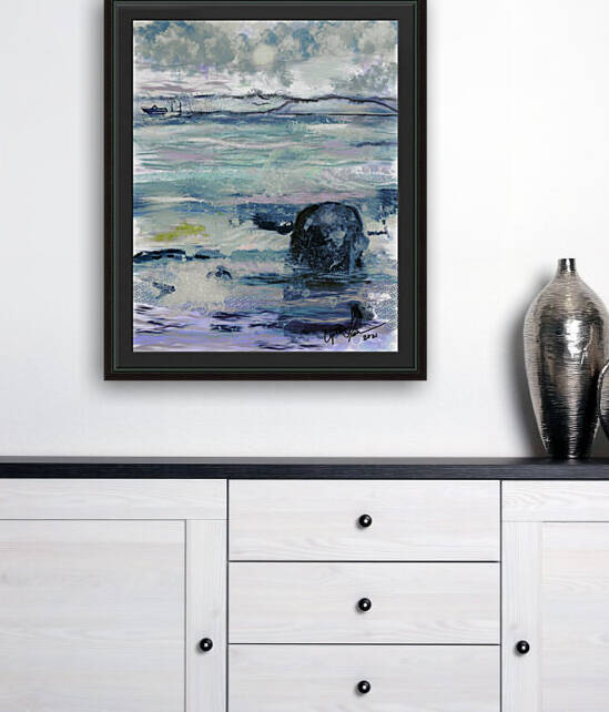 Seascapes Abstract  Reproduction
