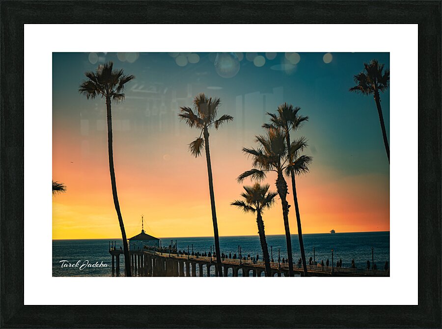 manhattan Beach Picture Frame print