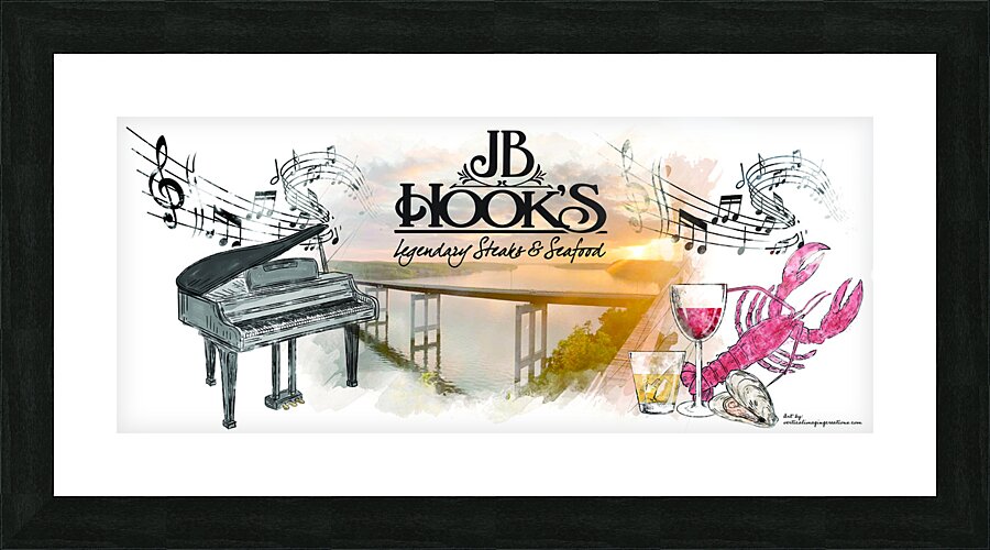 JB Hooks Lake of the Ozarks 1 Picture Frame print