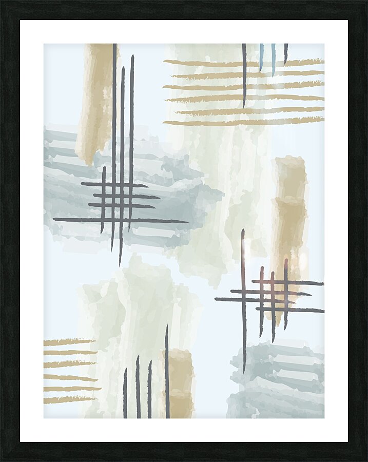 Abstract Warm Minimalism Picture Frame print