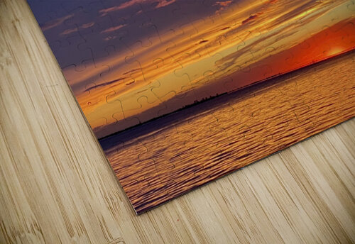 LONG  ISLAND SUNSET 002 A M I Hepburn puzzle