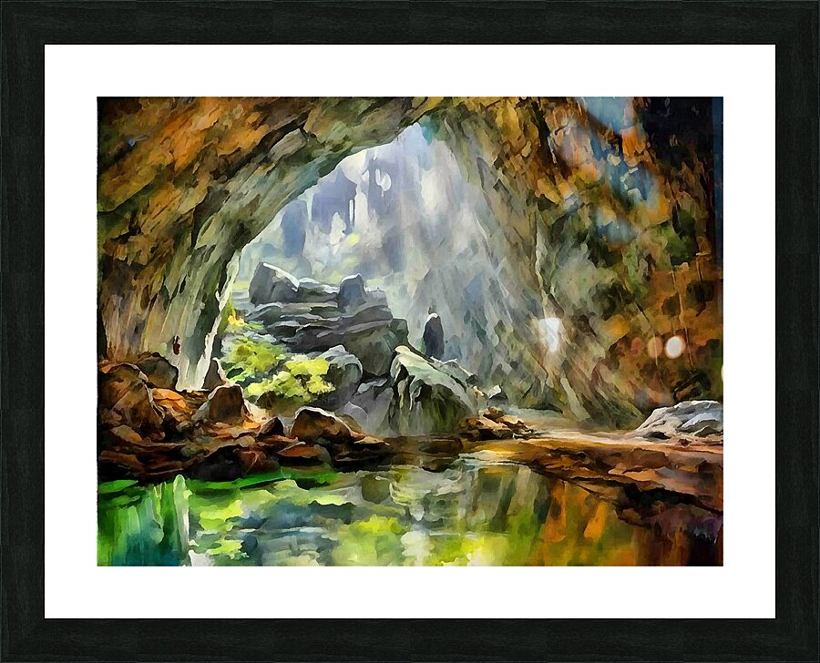 Quang Binh Hang art 1 Picture Frame print