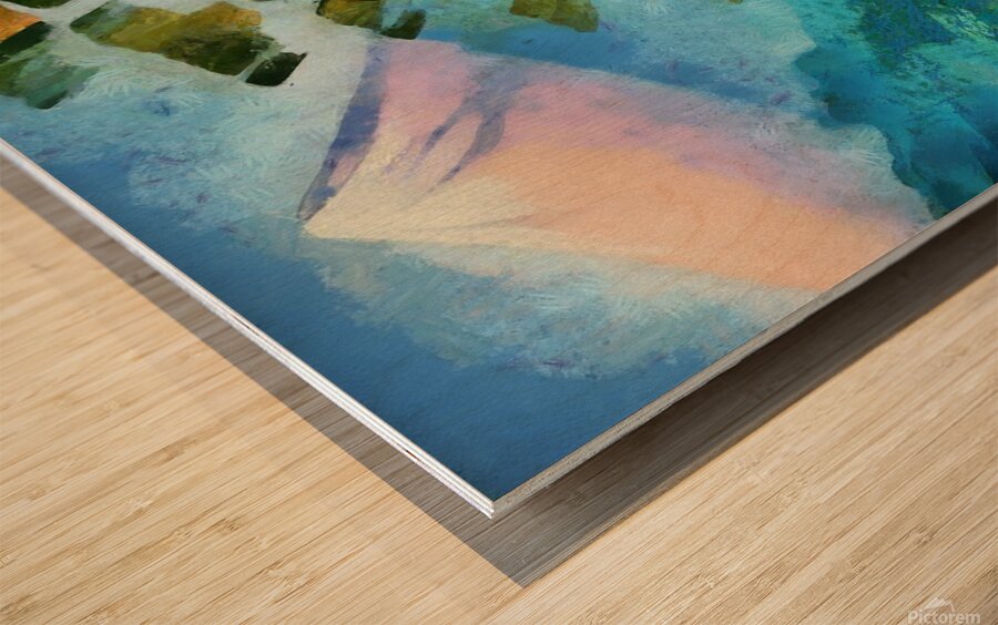 Java Landscape art Indonesia 18k5 Wood print