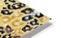 Leopard - Yellow HD Metal print