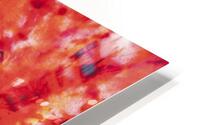 Tie-dye - Red HD Metal print