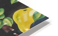 Pear - Black HD Metal print