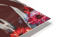 Daisy - Burgundy HD Metal print