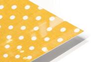 Connect The Dots Yellow HD Metal print