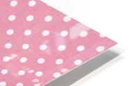 Connect The Dots Pink HD Metal print