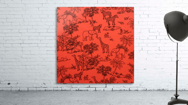 Jungle - Orange Wall Preview