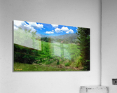 French Vinyard Mountains Acrylic Print