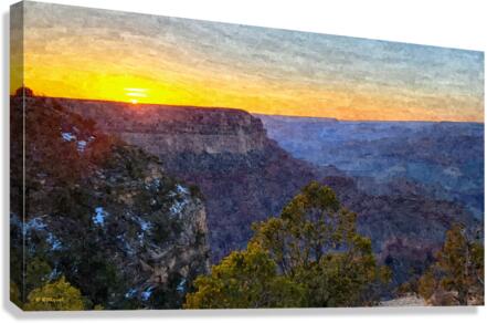 Grand Canyon Sunset Canvas Print