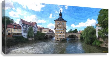 Bamberg Germany Bridge Canvas Print