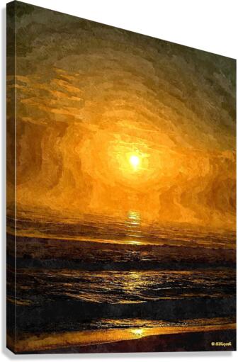 Beach Sunrise 5 Canvas Print