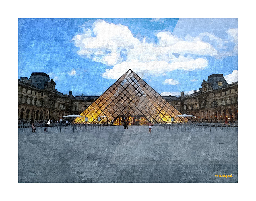 Louvre Museum Picture Frame print