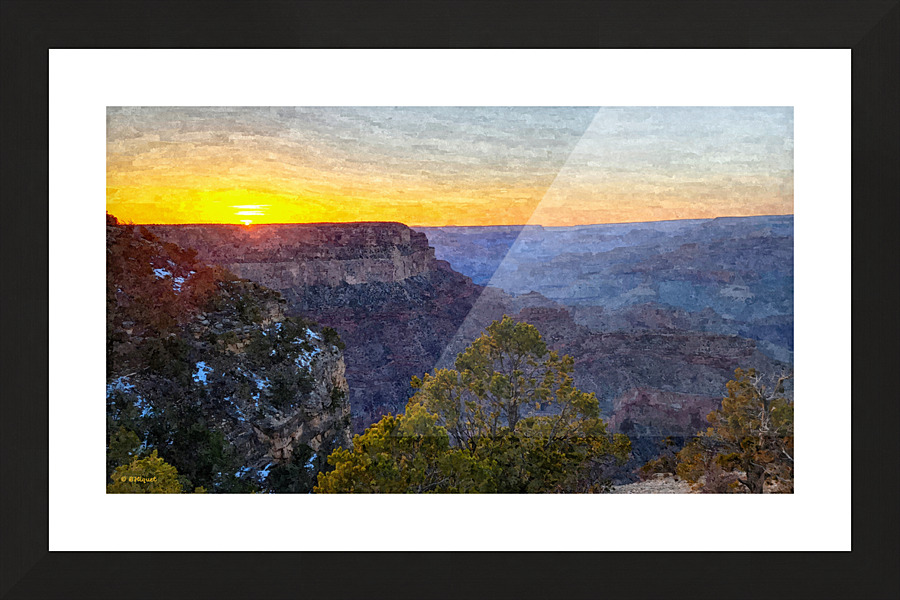 Grand Canyon Sunset Picture Frame print