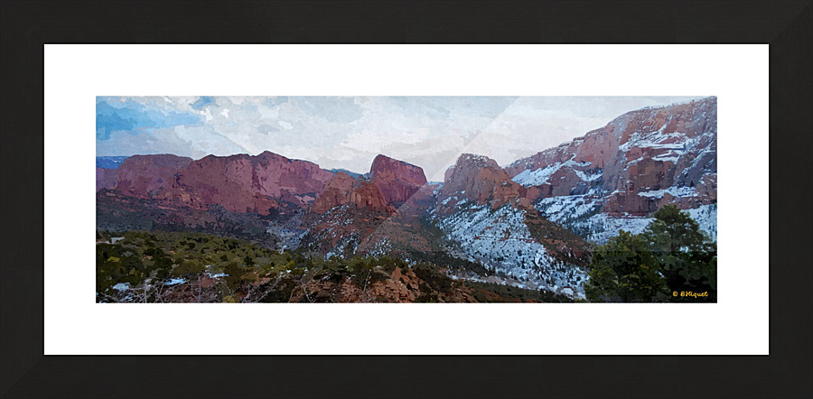Mountain View 1 Picture Frame print