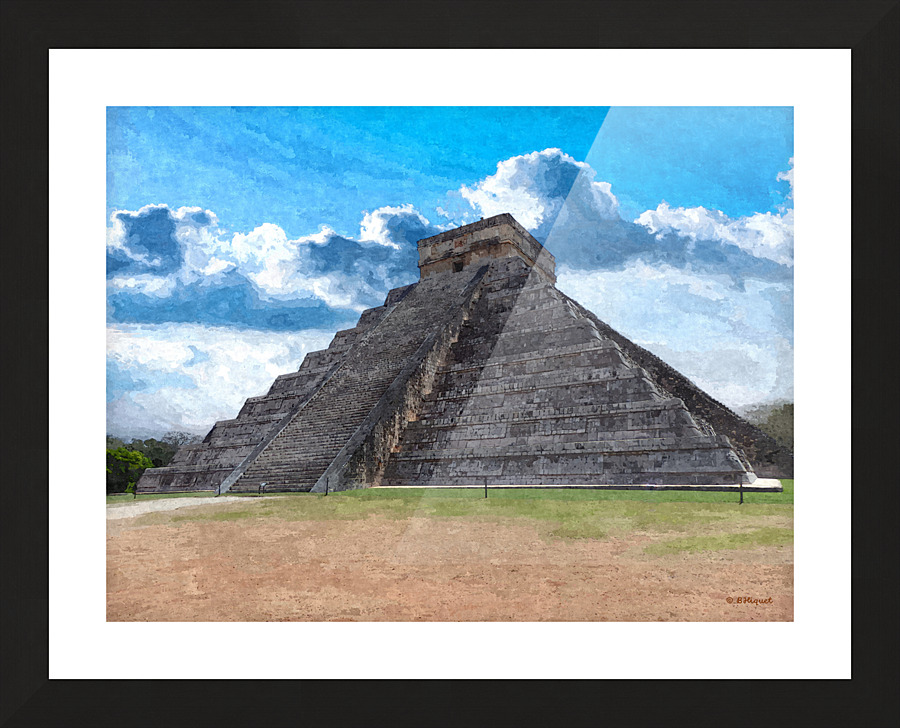 Chichen Itza Picture Frame print