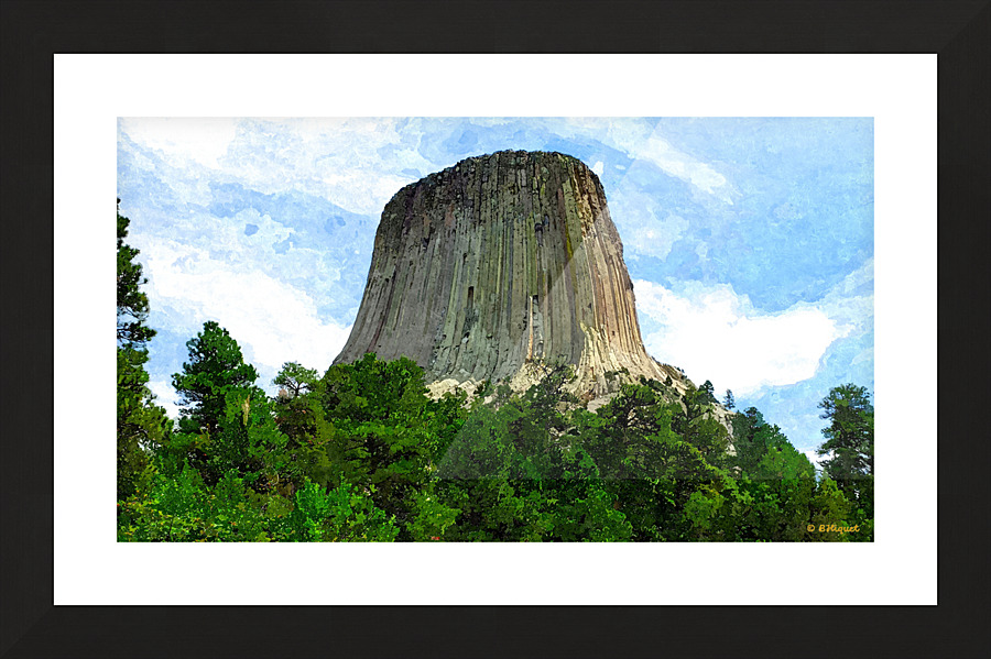 Devils Tower 1 Picture Frame print