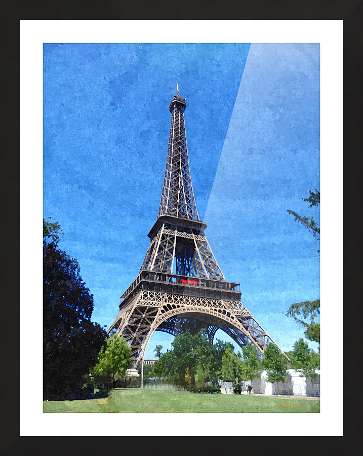 Eiffel Tower Picture Frame print
